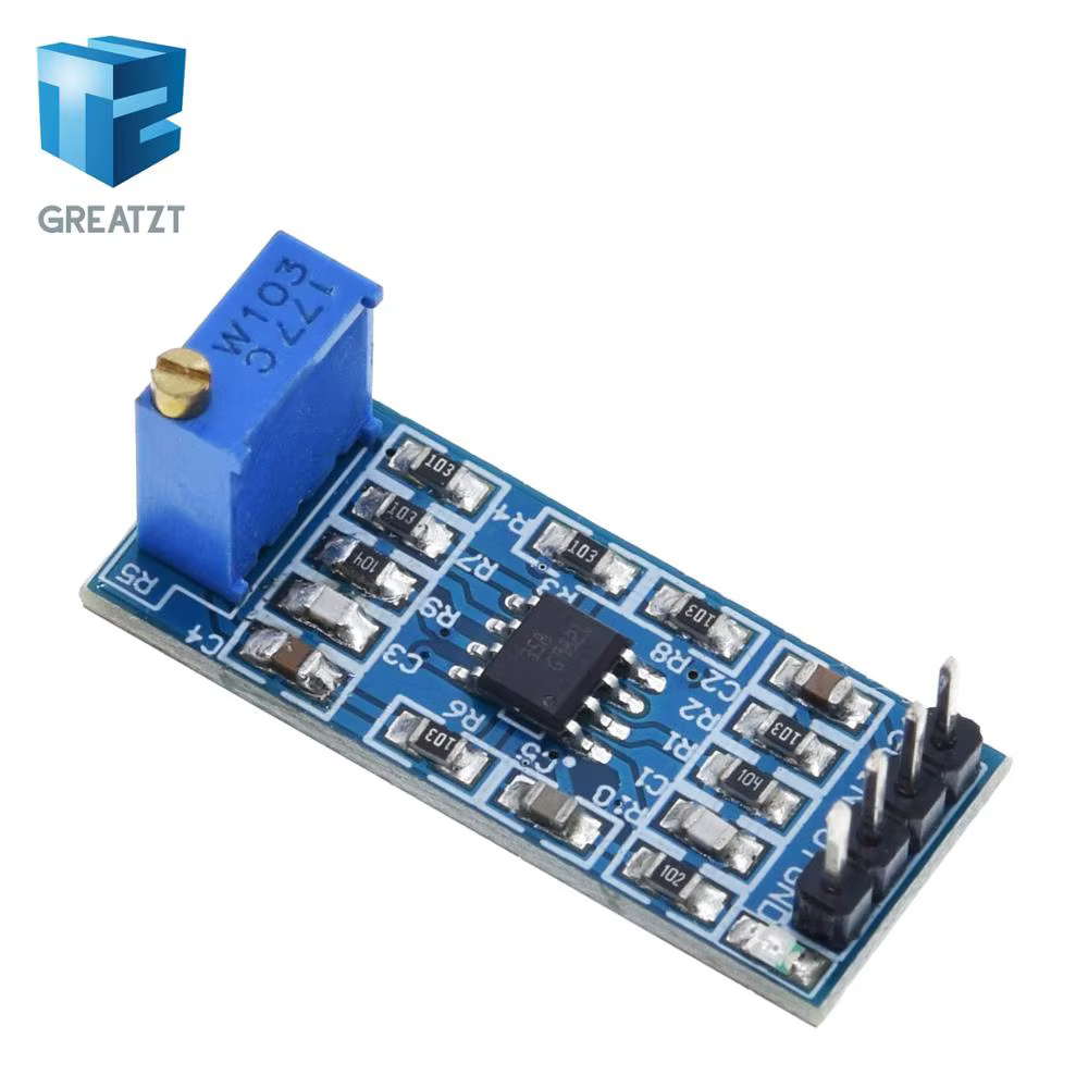 GREATZT LM358 Module d'amplificateur opérationnel à gain de signal 100 fois, amplificateur 5V-12V, v