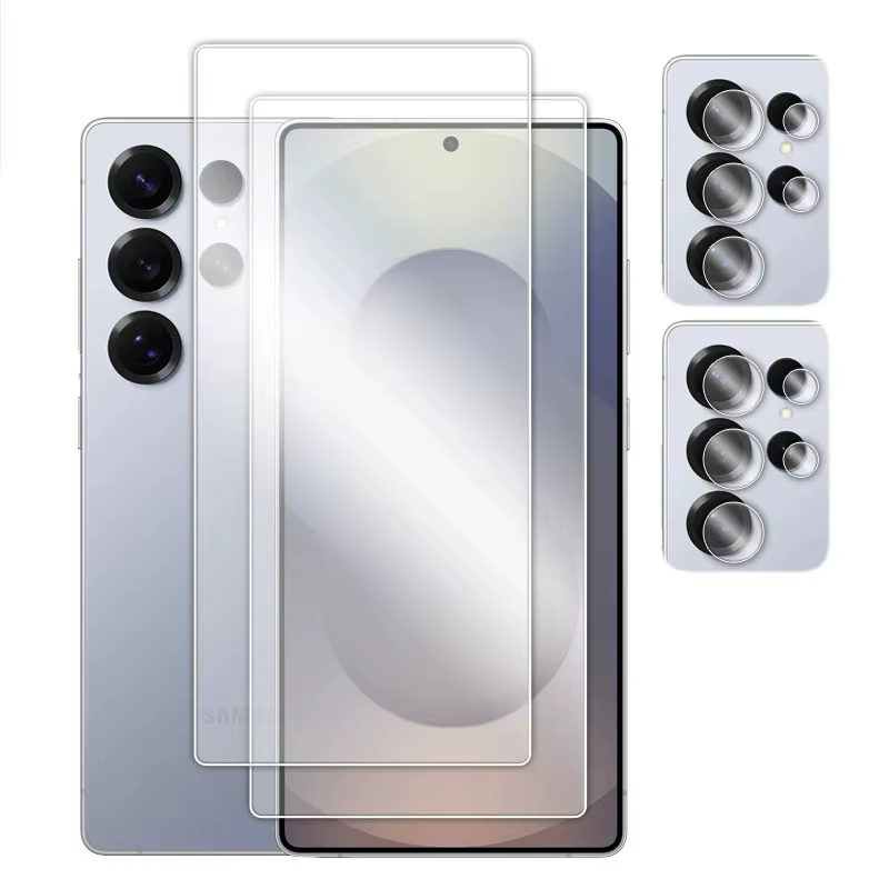 Verre HD Transparent à colle complète pour Samsung Galaxy S25 Ultra, protecteur d'écran pour Samsung