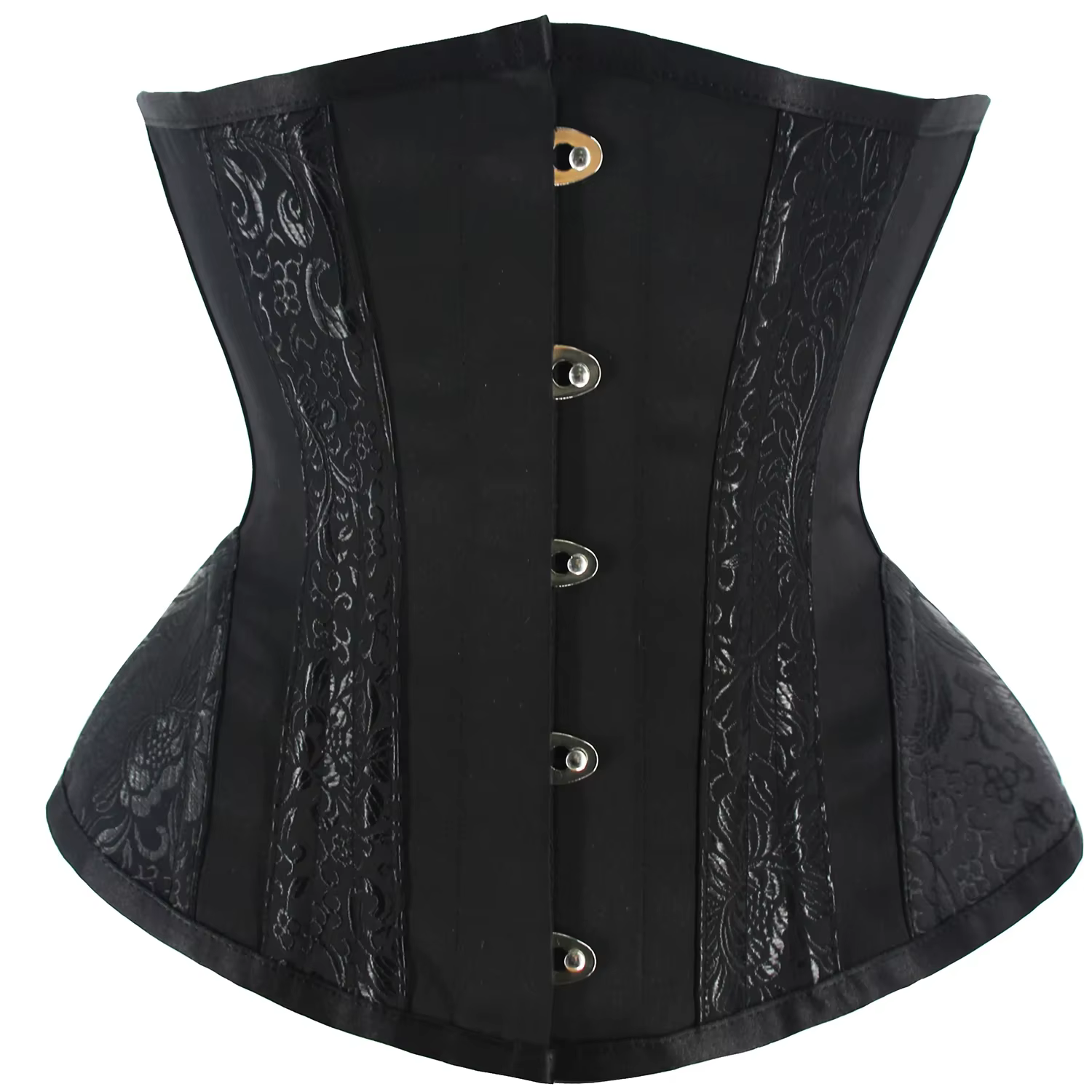 Corset court en forme de sablier pour femmes, Bustiers et Corsets gothiques Sexy, sous le buste, ent