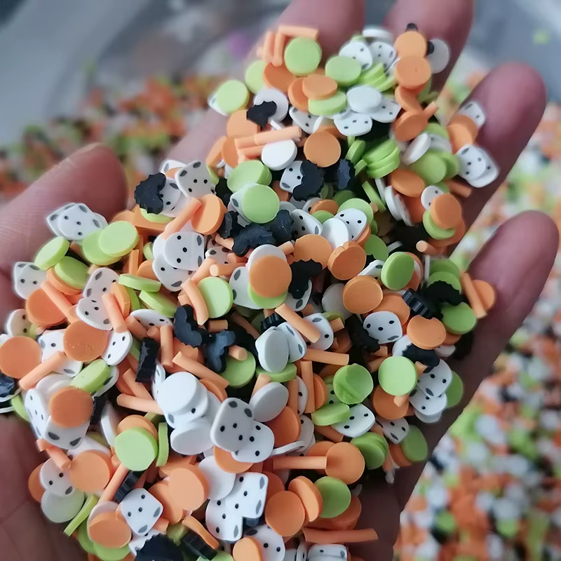 200g bricolage artisanat Slime saupoudrer Halloween fantôme sorcière citrouille tranches mélange pol