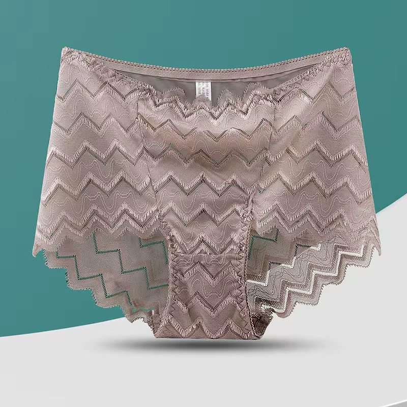 Culottes pour femmes avec un petit nœud décoratif, taille mi-haute, plusieurs tons pastel, sous-vête