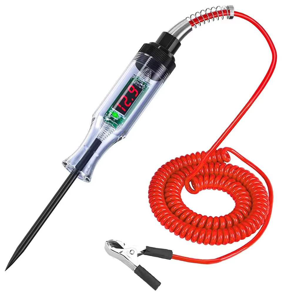 Testeur de circuit de tension pour voiture et camion, outils automobiles 6V 24V, sonde de diagnostic