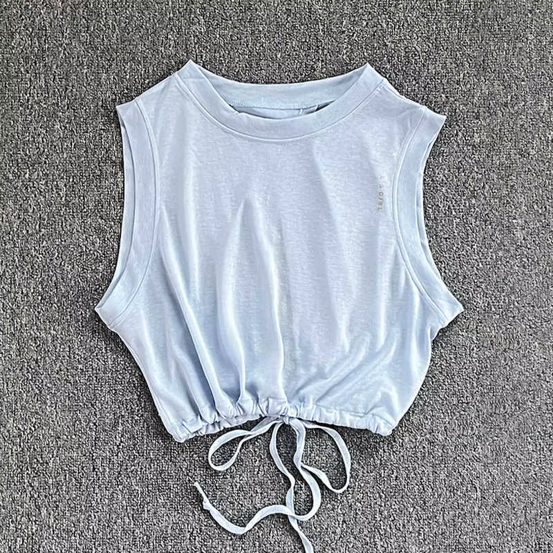 Vêtements de yoga d'été pour femmes, gilet de sport respirant, ample et haut de gamme, combinaison d