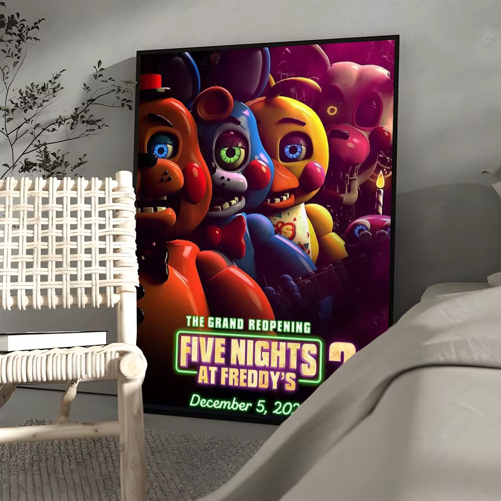 Affiche classique Fnaf Five-Nights-At-Freddys, impression d'art mural, convient pour le salon, la ch