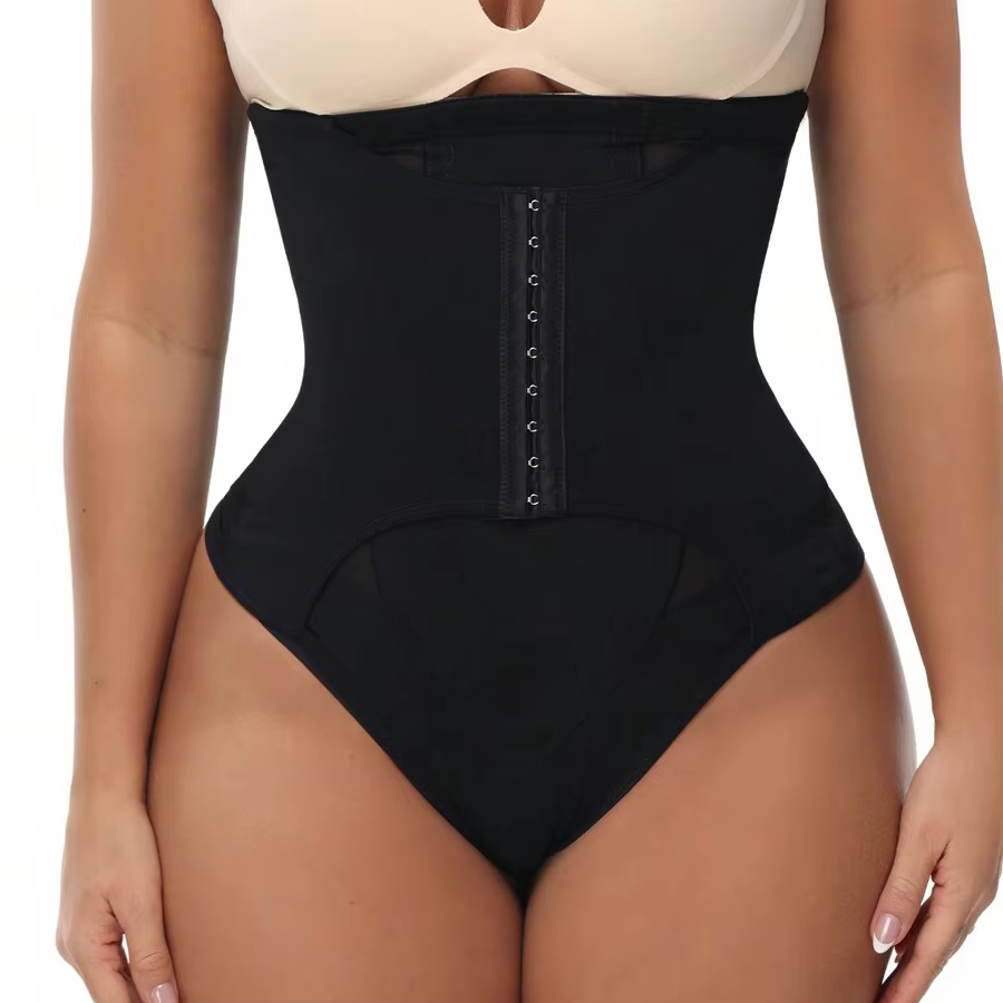 Culotte de taille haute respirante pour femmes, culotte gainante ventre plat, culotte amincissante,