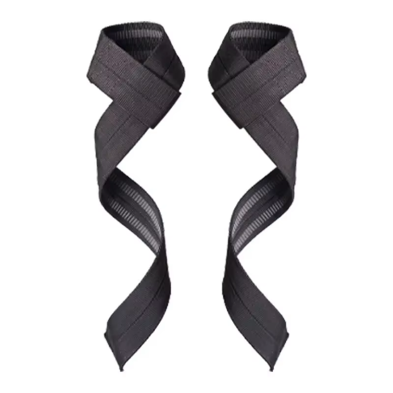 1 paire de sangles antidérapantes d'haltérophilie, sangles de levage mortes pour musculation et dyna