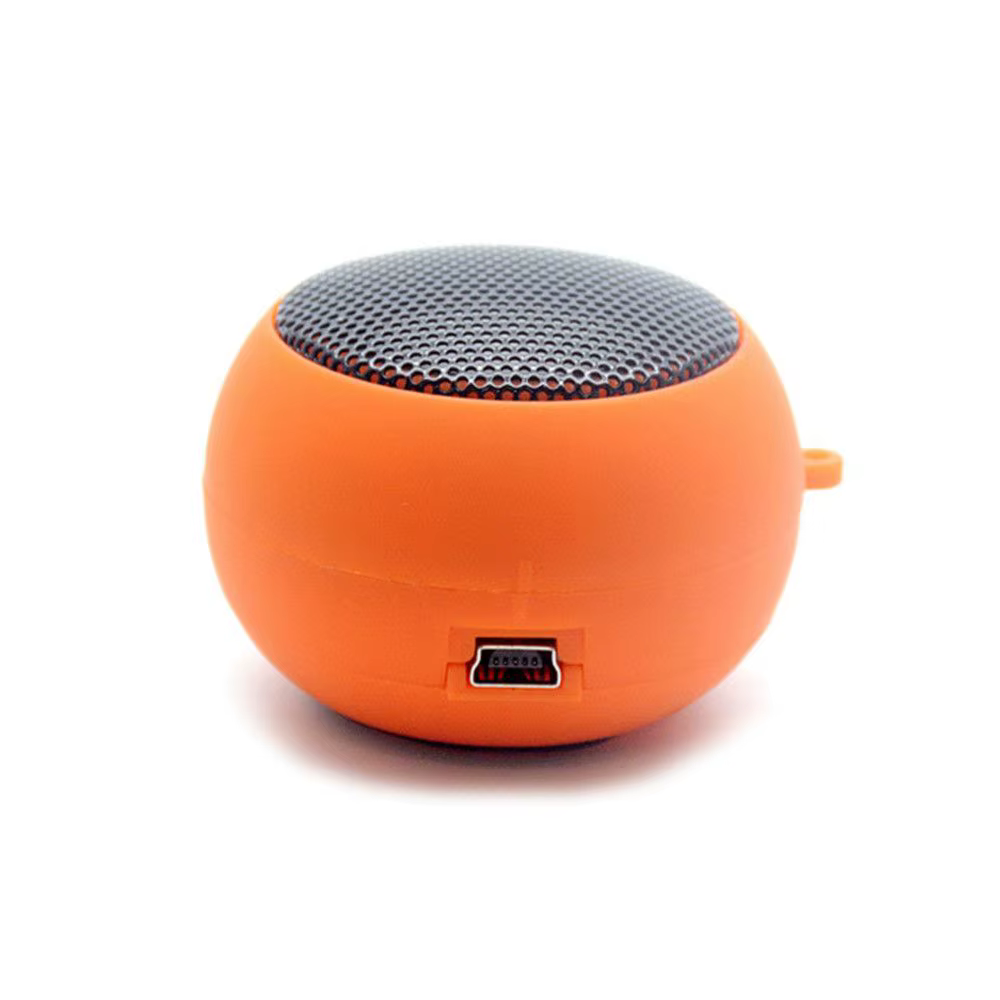 Lecteur de musique haut-parleur de téléphone portable filaire pour téléphone PC 3.5mm Jack Hamburger