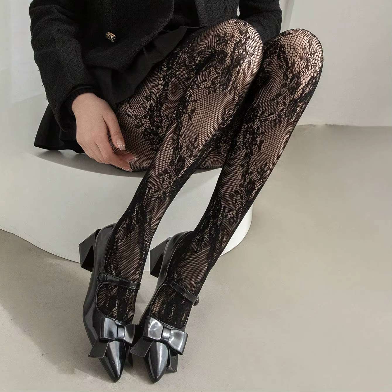 Collants Slim bordeaux noir pour femmes, bas élastiques, Sexy, mode printemps été Y2K