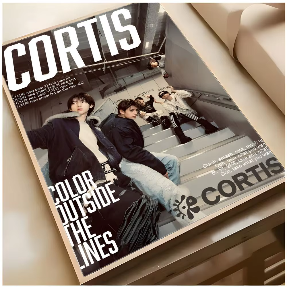 Affiche tendance du groupe kpop C-CORTIS, décoration artistique et décoration intérieure pour la mai