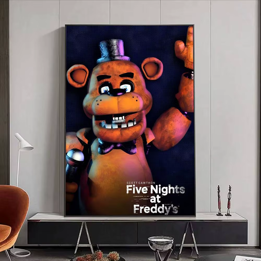 FNAF – affiche de groupe ultime cinq nuits-at-freddys, affiche d'art HD pour la maison, salon, bar,