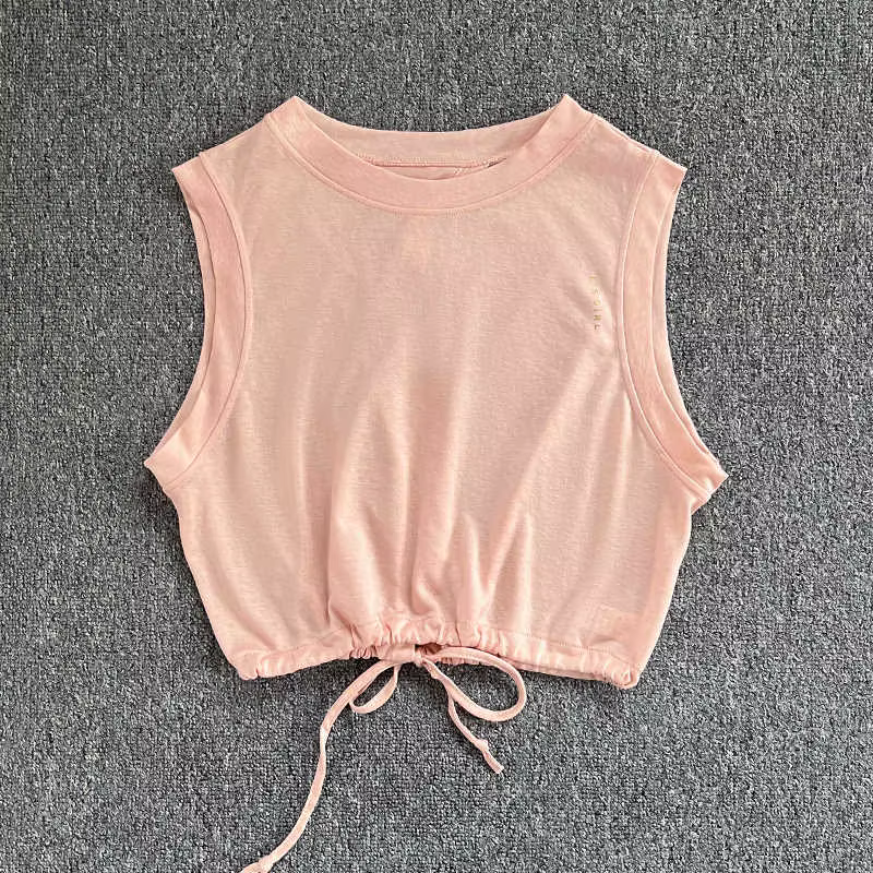 Vêtements de yoga d'été pour femmes, gilet de sport respirant, ample et haut de gamme, combinaison d