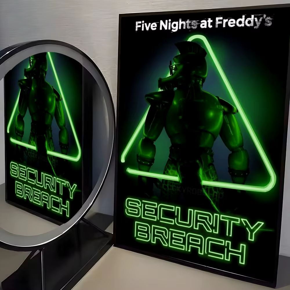Affiche de jeu Five Nights At Freddy's, impressions d'art mural minimalistes modernes pour chambre à