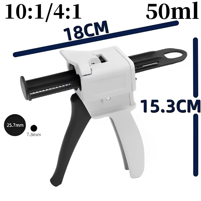 Pistolet à colle universel, distributeur de calfeutrage manuel, applicateur de mastic, deux coordina