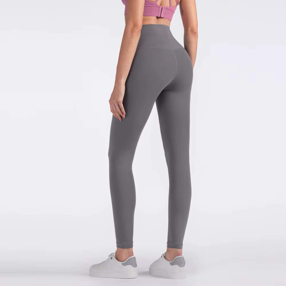 Legging de Yoga taille haute pour femmes, couleur unie, doux, pantalon de Sport, beurre serré, athlé