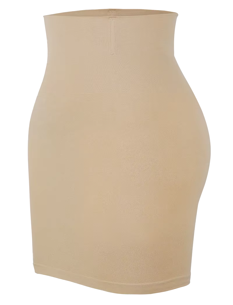 Demi-glissement Shapewear pour femmes sous les robes, culotte intégrée, taille haute, contrôle du ve