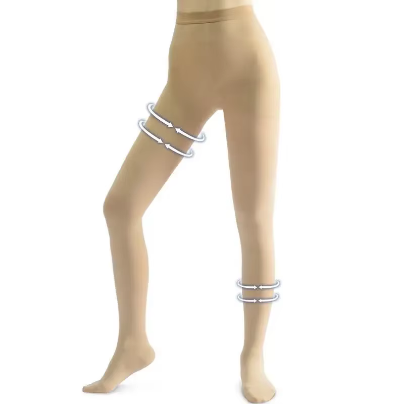 Collants de Compression médicaux pour femmes et hommes, opaques, bout fermé, 20-30mmHg, soutien grad