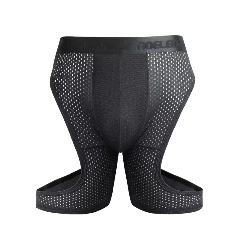Slip de sport pour hommes, fitness, soie glacée, entraînement fin, séchage rapide, course à pied, ja