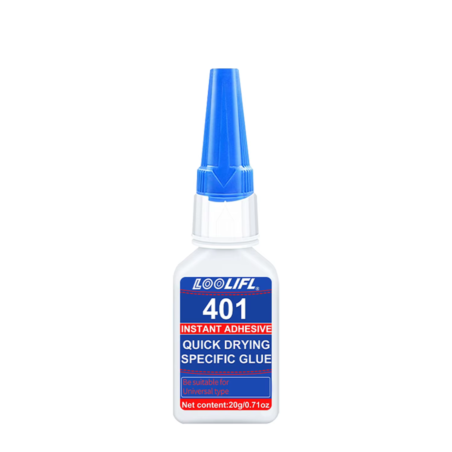 Super Glue (0,71 oz) Adhésif liquide multi-usages pour plastique – Coller le bois, le métal, le caou