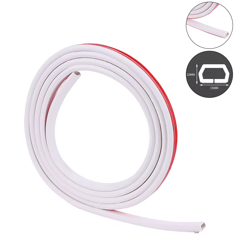 Gaine de couverture de cordon de sol en PVC de 3/5 mètres, protecteurs de câbles de Conduit électriq