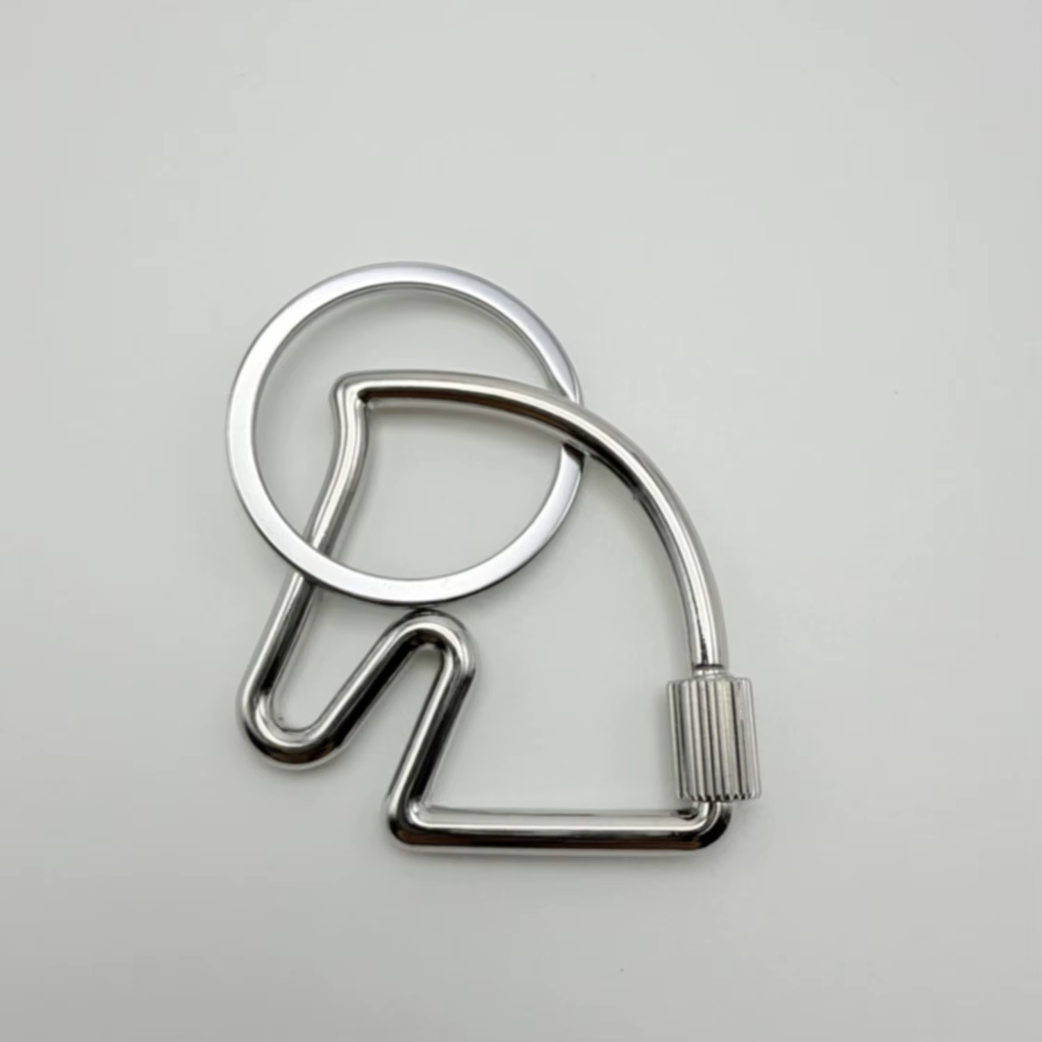 Breloque de sac tête de cheval adaptée aux sacs, porte-clés de cheval, boucle décorative, sangle d'é
