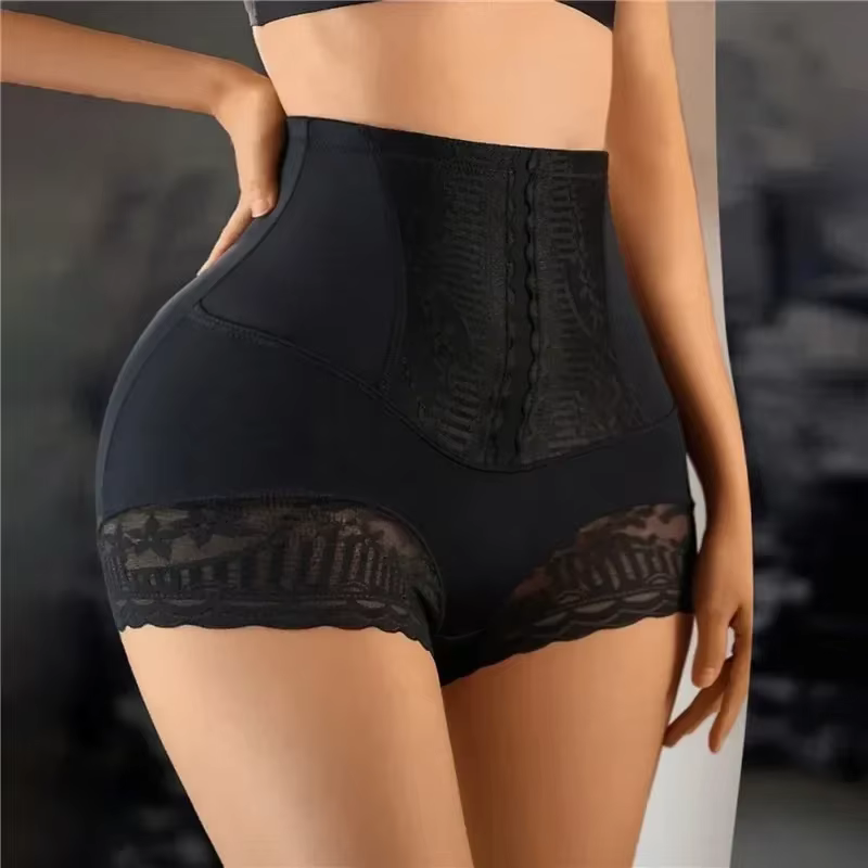 Culotte Taille Haute pour Femme, Sous-Vêtement Amincissant, Post-Partum, Rehausseur de Fesses
