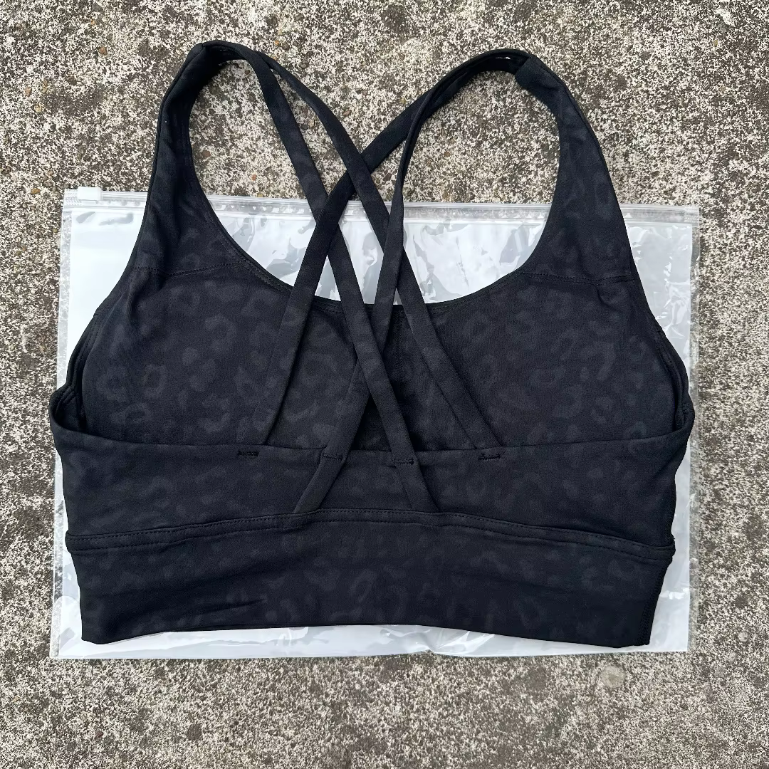 Soutien-gorge de Fitness pour femmes, couleur unie, dos croisé, collants, gilet de Yoga, haute résis