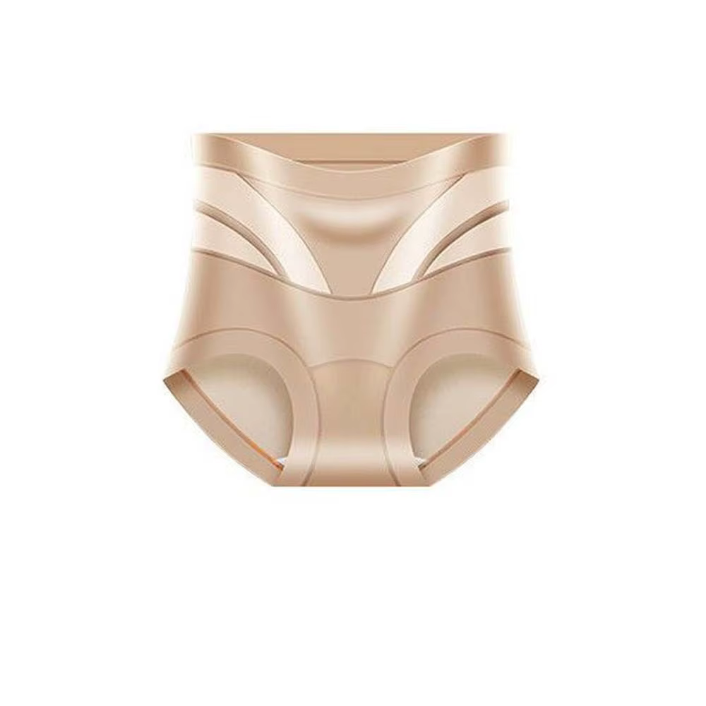 Culotte gainante taille haute en maille pour le contrôle du ventre, sous-vêtement post-partum, gaine