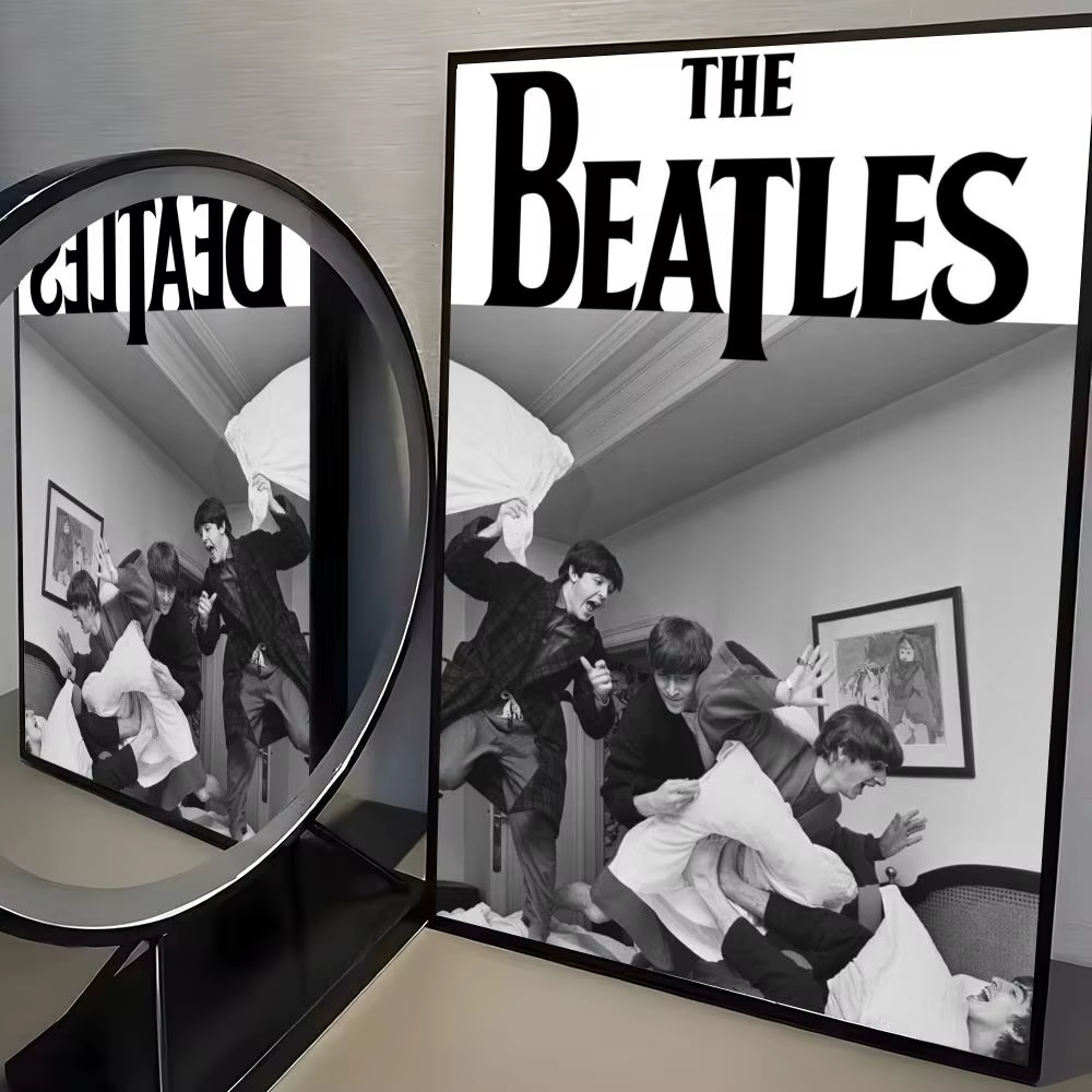 Affiche de groupe de Rock The B-Beatles-S, Art Mural HD Wallart, décor imprimé Vintage étanche pour