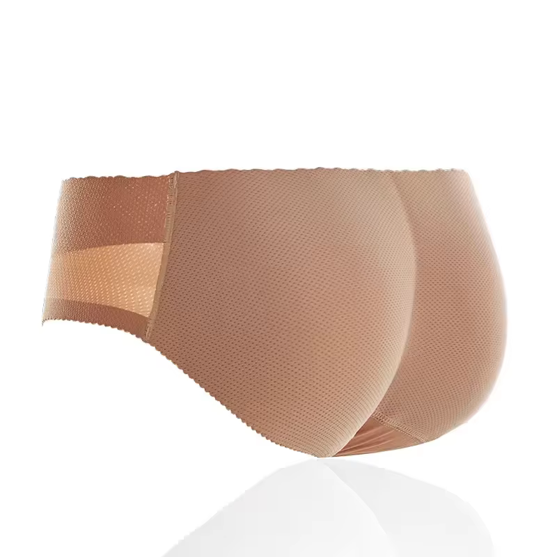 Culotte rembourrée rehausse-fesses pour femme, effet push-up, faux fessier, gaine sculptante
