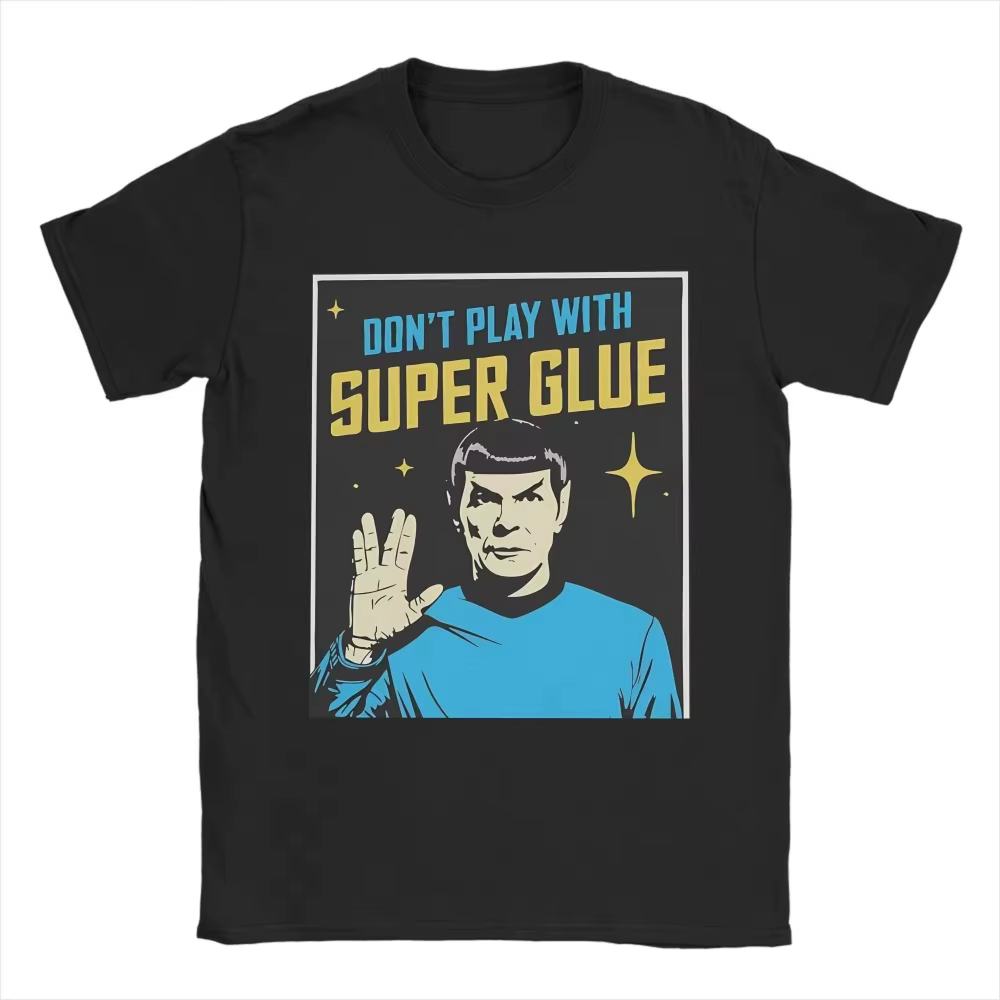 T-shirt en coton pour hommes, Vintage, col rond, à manches courtes, classique, Don't Play with Super