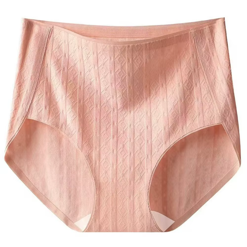 Culottes fines en coton grande taille couleur unie taille haute respirantes sans coutures pour l'été