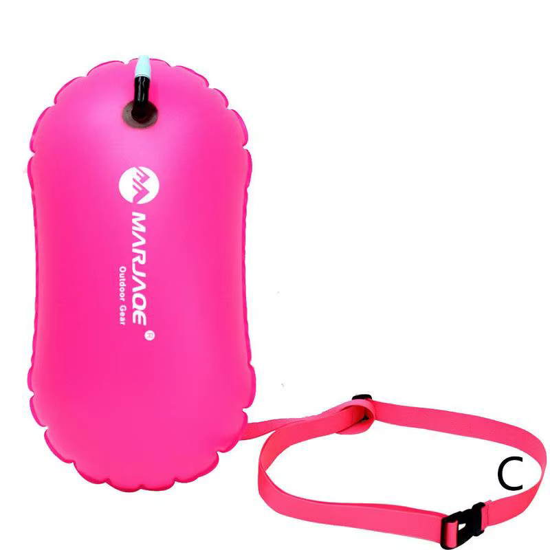 Bouée de natation gonflable en PVC, flotteur de remorquage, airbag étanche avec ceinture de taille p
