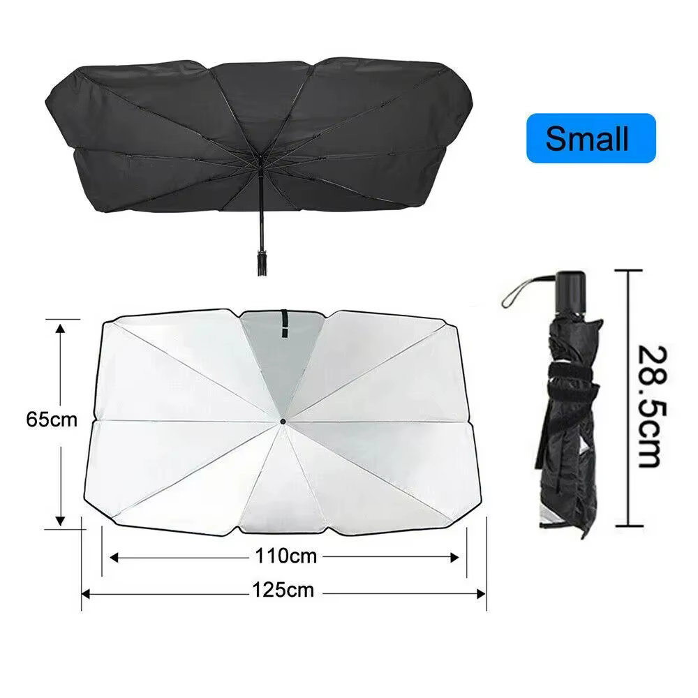 Pare-soleil de voiture, pare-brise avant, colle argentée, résistant aux Uv, pliable, accessoires de