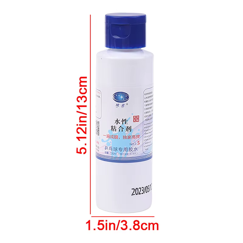Colle inorganique pour Tennis de Table, 100ML, 2.5 générations, adhésif pour peau en caoutchouc, Fil
