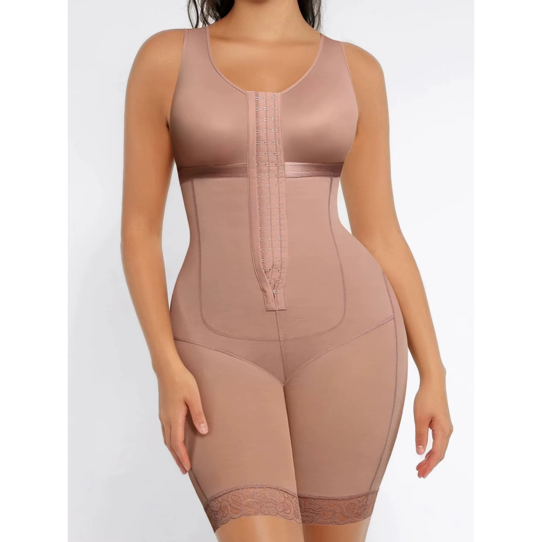 Faja sculptante à haute compression pour le contrôle du ventre, effet sablier, pour femme, sous-vête