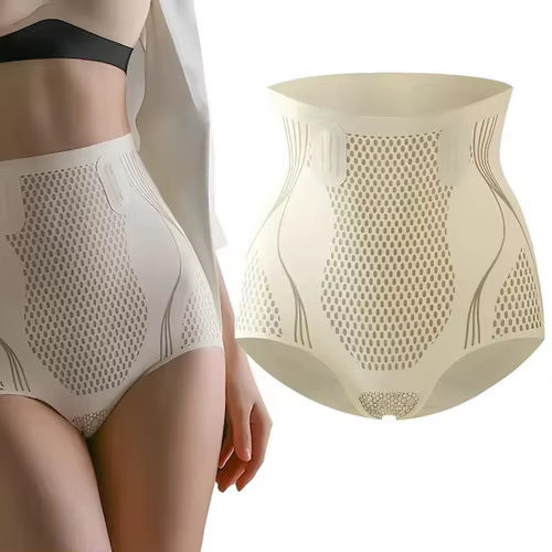 Culotte façonnante en soie glacée personnalisable pour femmes, short sans couture, slip modelant le