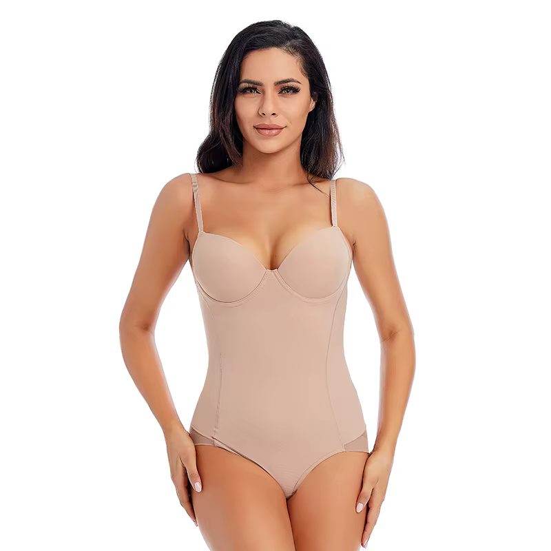 Body femmes Shapewear corps Shaper avec tasse corps de Compression gaine de ventre taille formateur 