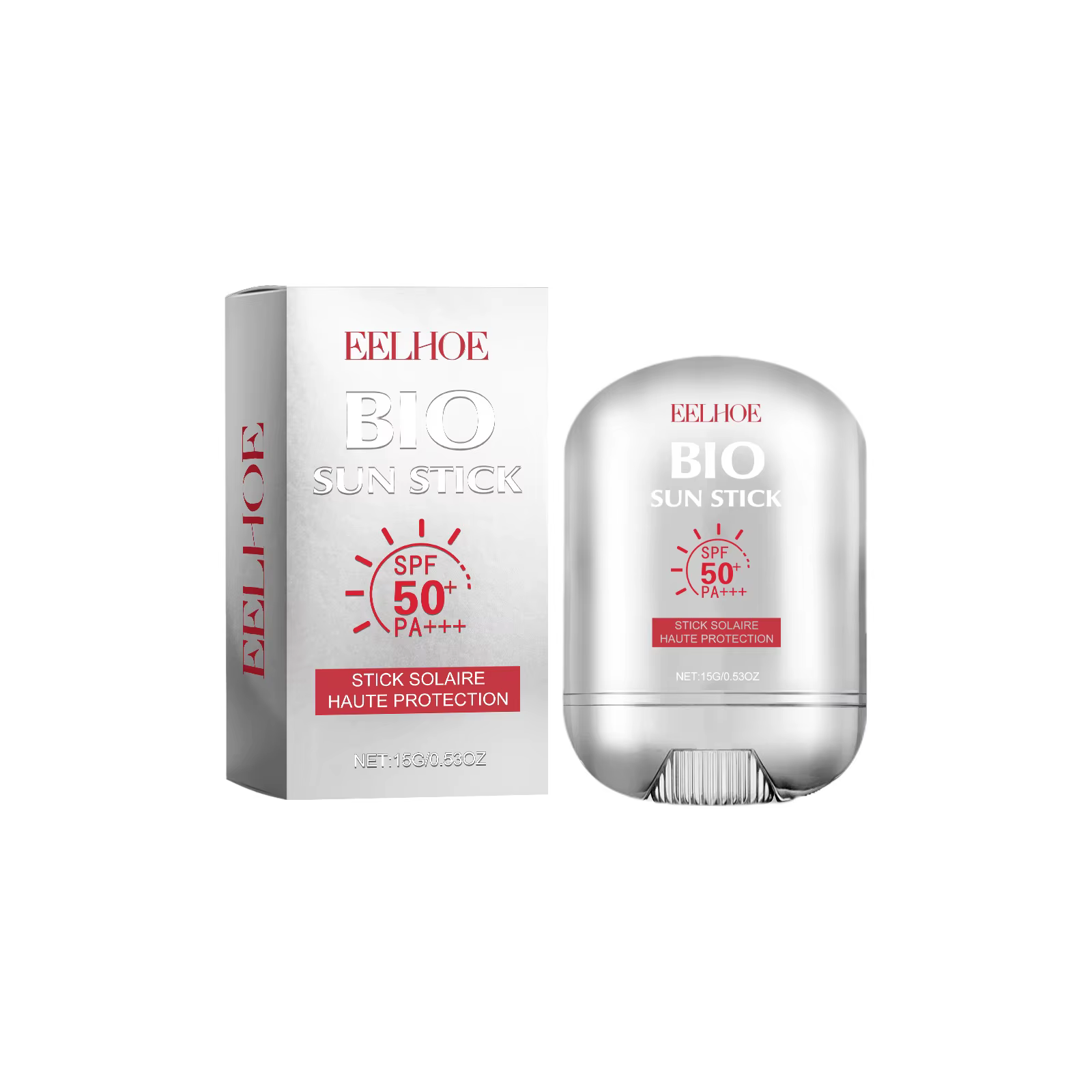 Stick solaire visage SPF 50+ Stick solaire rafraîchissant Contrôle du sébum Protection solaire Crème