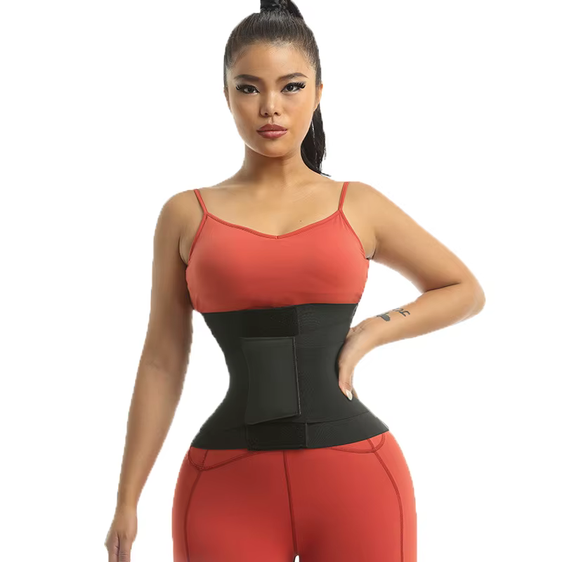 Nouveau Type collant sablier Sauna sueur ceinture entraînement taille formateur Compression chemise