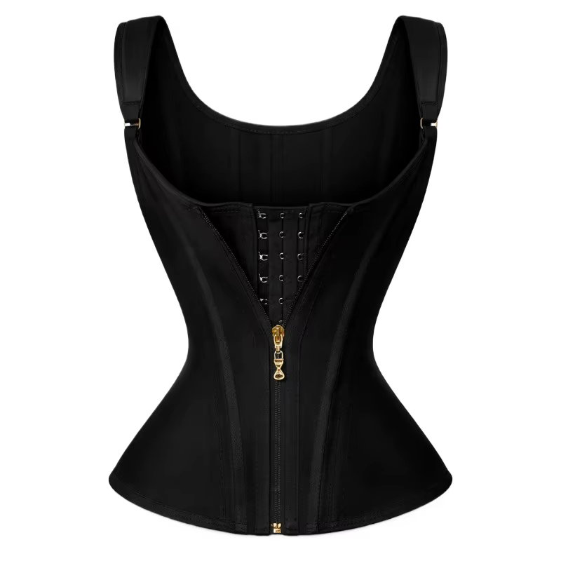Gilet de récupération post-partum, gaine amincissante pour le ventre, avec fermeture éclair et croch