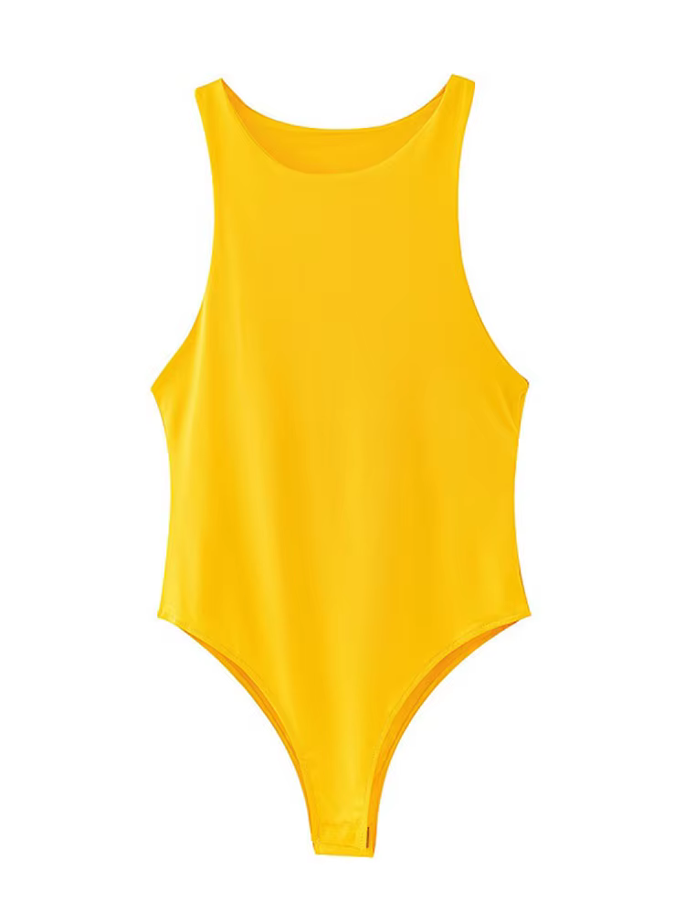 Été solide sexy moulante femmes body femme 8 couleur vert mince body décontracté chic dame club cour