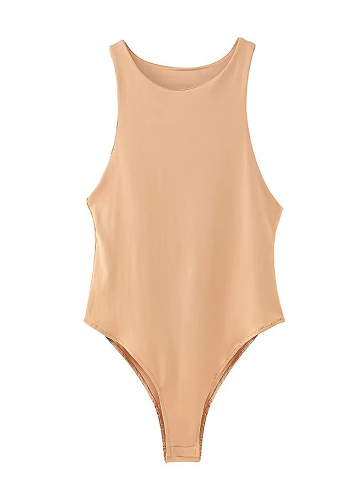 Été solide sexy moulante femmes body femme 8 couleur vert mince body décontracté chic dame club cour