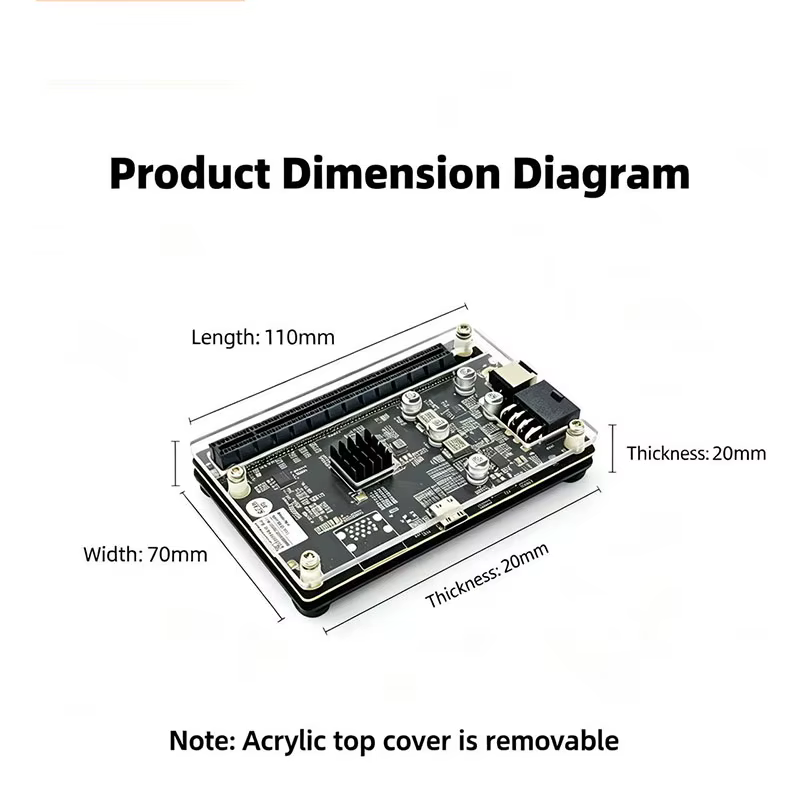 Station d'accueil pour carte graphique Thunderbolt 3/4 USB4, contrôleur graphique externe autonome pour ordinateurs portables, appareils portables et mini-ordinateurs