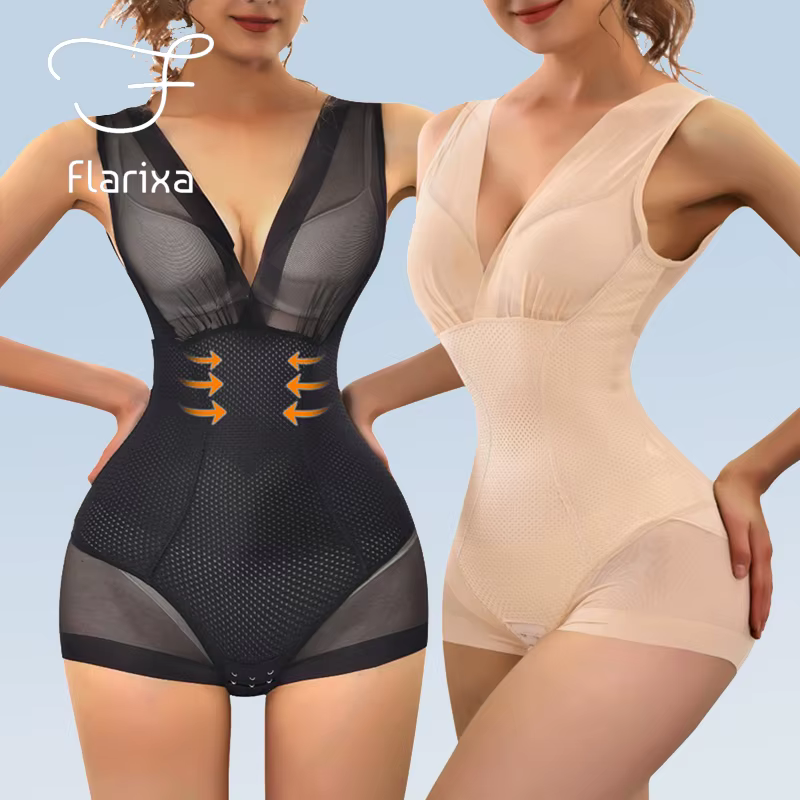Flarixa – maillot de corps en maille Sexy pour femmes