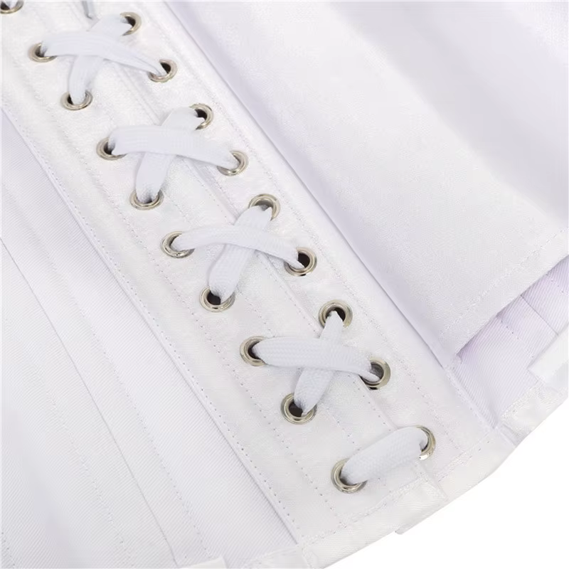 XS à 6XL sous le buste Corset 24 acier désossé corps Shaper gothique Sexy femmes