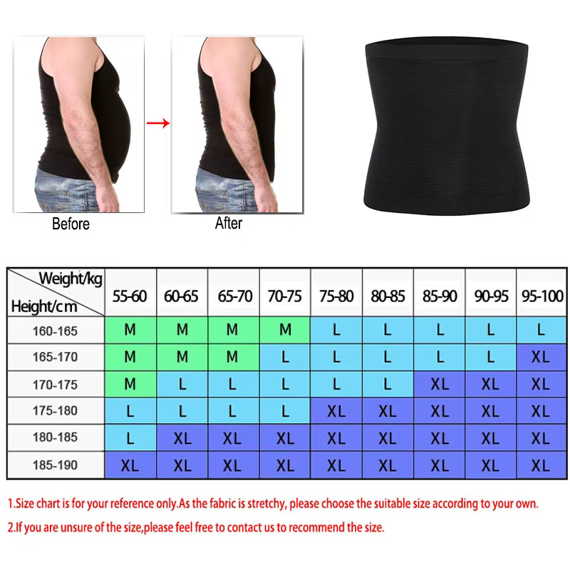 Ceinture amincissante pour homme