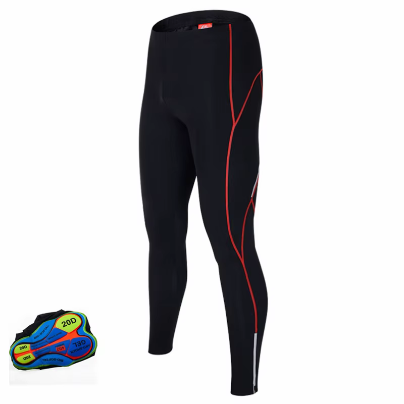 Pantalons de cyclisme en plein air pour hommes, collants de vélo de route, respirants, confortables, séchage rapide, Anti-transpiration, rembourrés en Gel, nouvelle équipe