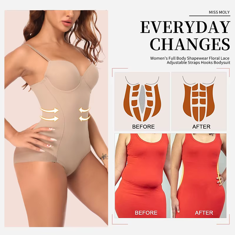 Shapewear Body pour femmes contrôle du ventre bout