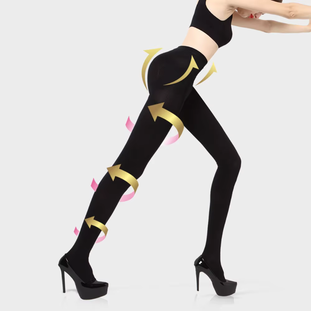Chaussettes médicales collants de Compression 23-32 MmHg femmes aide à soulager les symptômes des varices