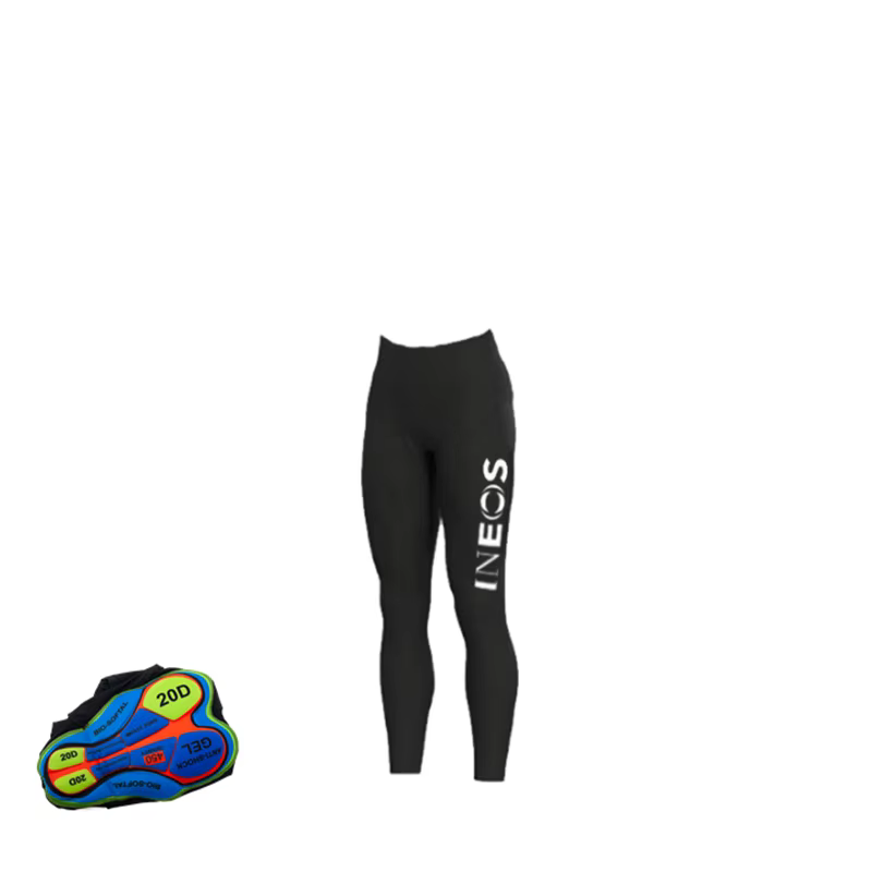 Pantalon Long de cyclisme pour hommes, avec bavoir, collants de vélo vtt, avec étrier rembourré en Gel 20D, 2021